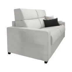 Divani Letto 3 Posti|Divano Contenitore Letto > Dmora Divano Letto 3 Posti Sfoderabile Contenitore 225x95 cm, Lavabile Made in Italy - Benedetto Grigio Chiaro