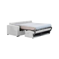 Divani Letto 3 Posti|Divano Contenitore Letto > Dmora Divano Letto 3 Posti Sfoderabile Contenitore 225x95 cm, Lavabile Made in Italy - Benedetto Grigio Chiaro