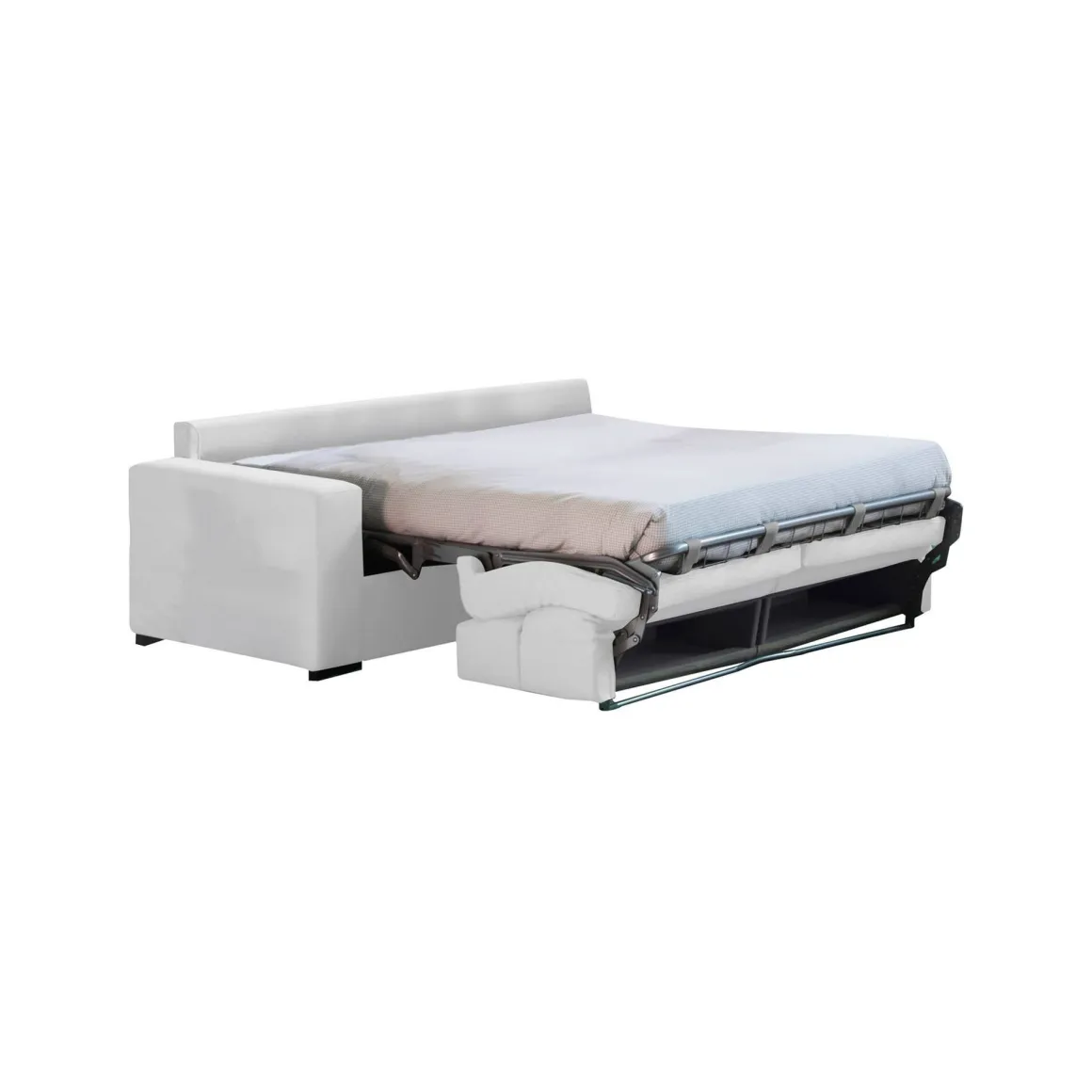 Divani Letto 3 Posti|Divano Contenitore Letto > Dmora Divano Letto 3 Posti Sfoderabile Contenitore 225x95 cm, Lavabile Made in Italy - Benedetto Grigio Chiaro
