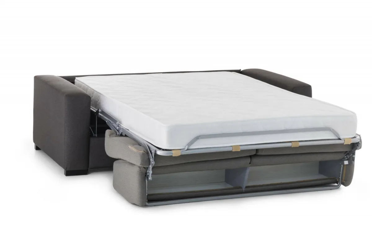 Divani Letto 2 Posti|Salotto > Dmora Divano letto 2 posti grigio e antracite 200x95cm - Andymion Grigio, Grigio Antracite