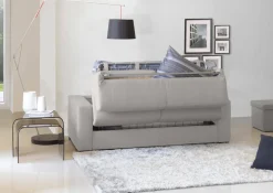 Divani Letto 2 Posti|Salotto > Dmora Divano Letto 2 Posti Sfoderabile Contenitore 160x95 cm, di Apertura Girevole - Alcatraz Grigio
