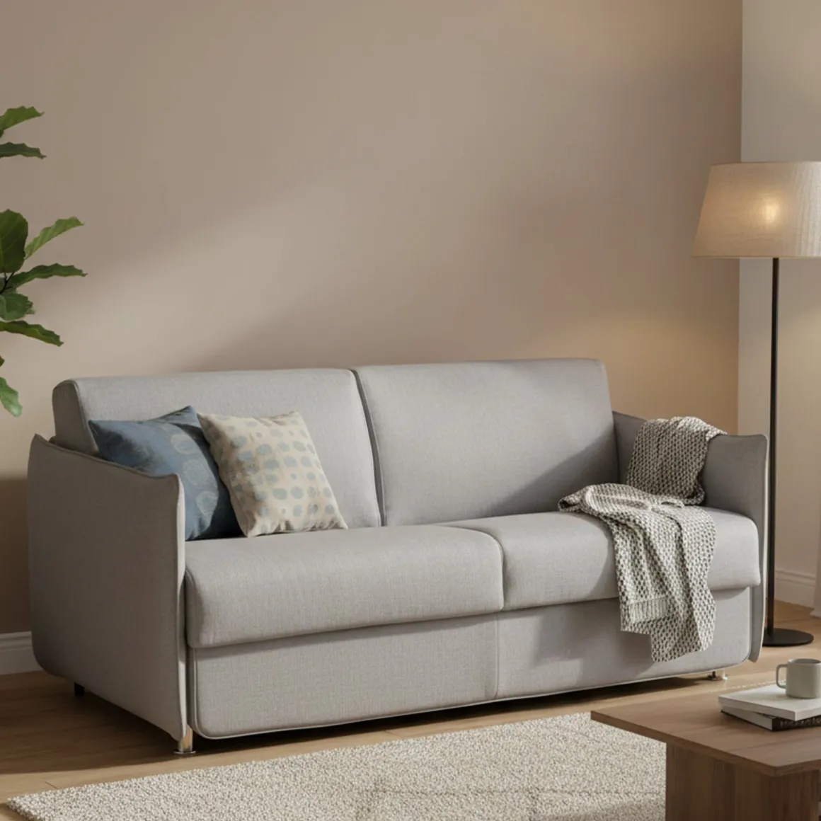 Divani Letto 2 Posti|Divano Contenitore Letto > Dmora Divano Letto 2 Posti Sfoderabile Contenitore 160x95 cm, di Apertura a Ribalta Made in Italy - Verceia Grigio
