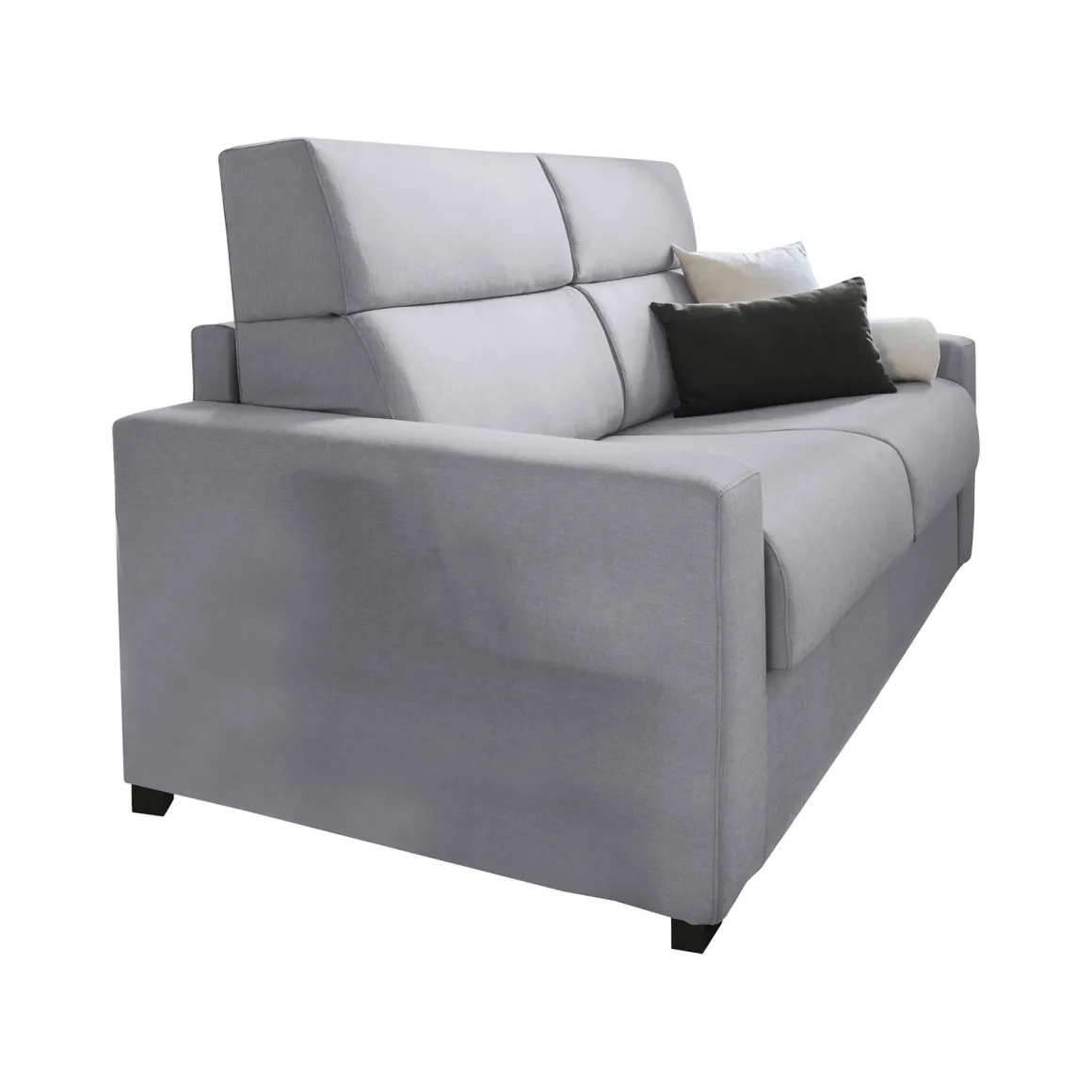 Divani Letto 2 Posti|Divano Contenitore Letto > Dmora Divano Letto 2 Posti Sfoderabile Contenitore 200x95 cm, di Apertura a Ribalta Made in Italy - Sonico Grigio