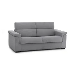 Divani Letto 2 Posti|Divano Contenitore Letto > Dmora Divano Letto 2 Posti Sfoderabile Contenitore 205x95 cm, di Apertura a Ribalta Made in Italy - Brusasco Grigio