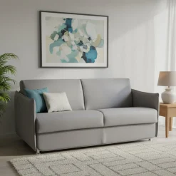 Divani Letto 3 Posti|Divano Contenitore Letto > Dmora Divano Letto 3 Posti Sfoderabile Contenitore 200x95 cm, Lavabile Made in Italy - Gravere Grigio
