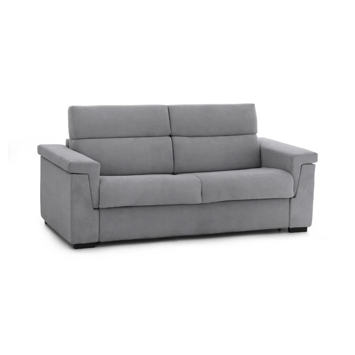 Divani Letto 3 Posti|Divano Contenitore Letto > Dmora Divano Letto 3 Posti Sfoderabile Contenitore 225x95 cm, Lavabile Made in Italy - Nus Grigio