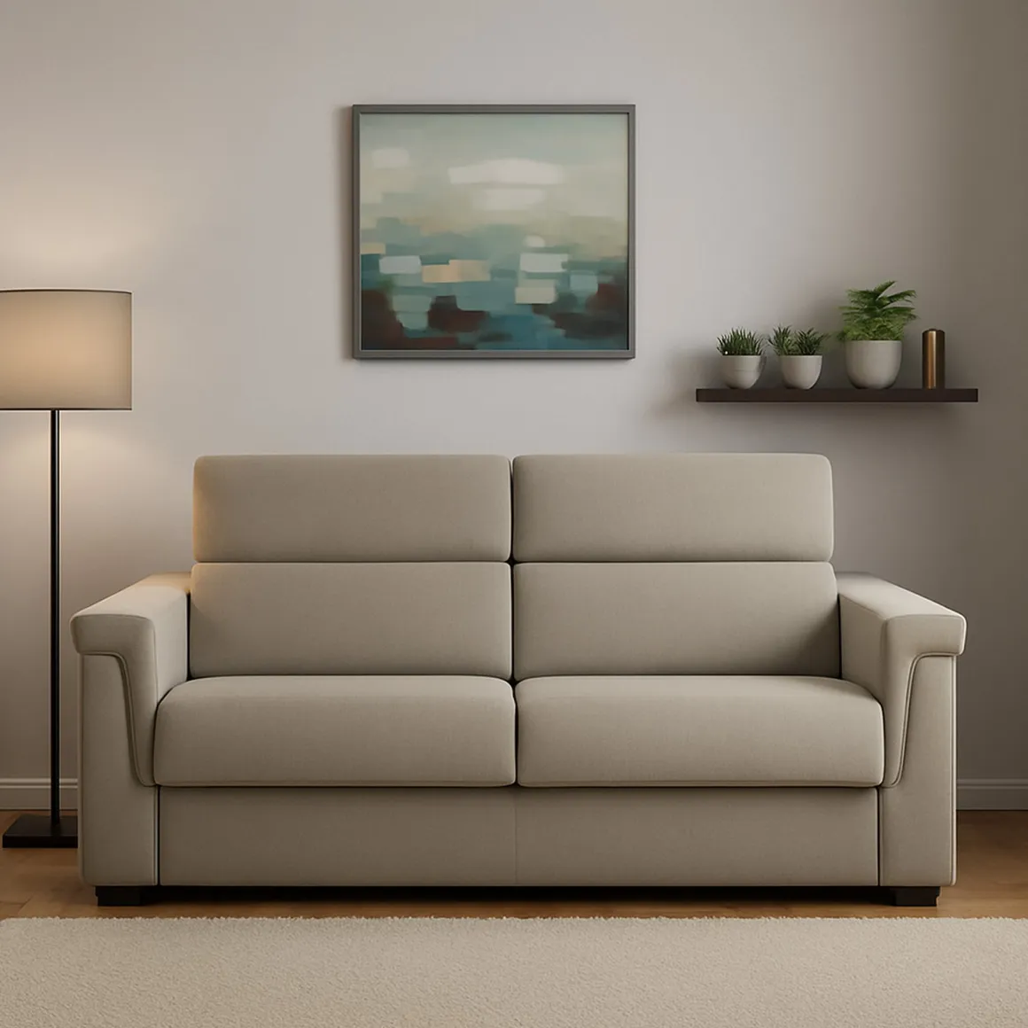 Divani Letto 2 Posti|Divano Contenitore Letto > Dmora Divano Letto 2 Posti Sfoderabile Contenitore 185x95 cm, di Apertura a Ribalta Made in Italy - Salorno Grigio Tortora