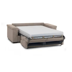 Divani Letto 2 Posti|Divano Contenitore Letto > Dmora Divano Letto 2 Posti Sfoderabile Contenitore 185x95 cm, di Apertura a Ribalta Made in Italy - Salorno Grigio Tortora