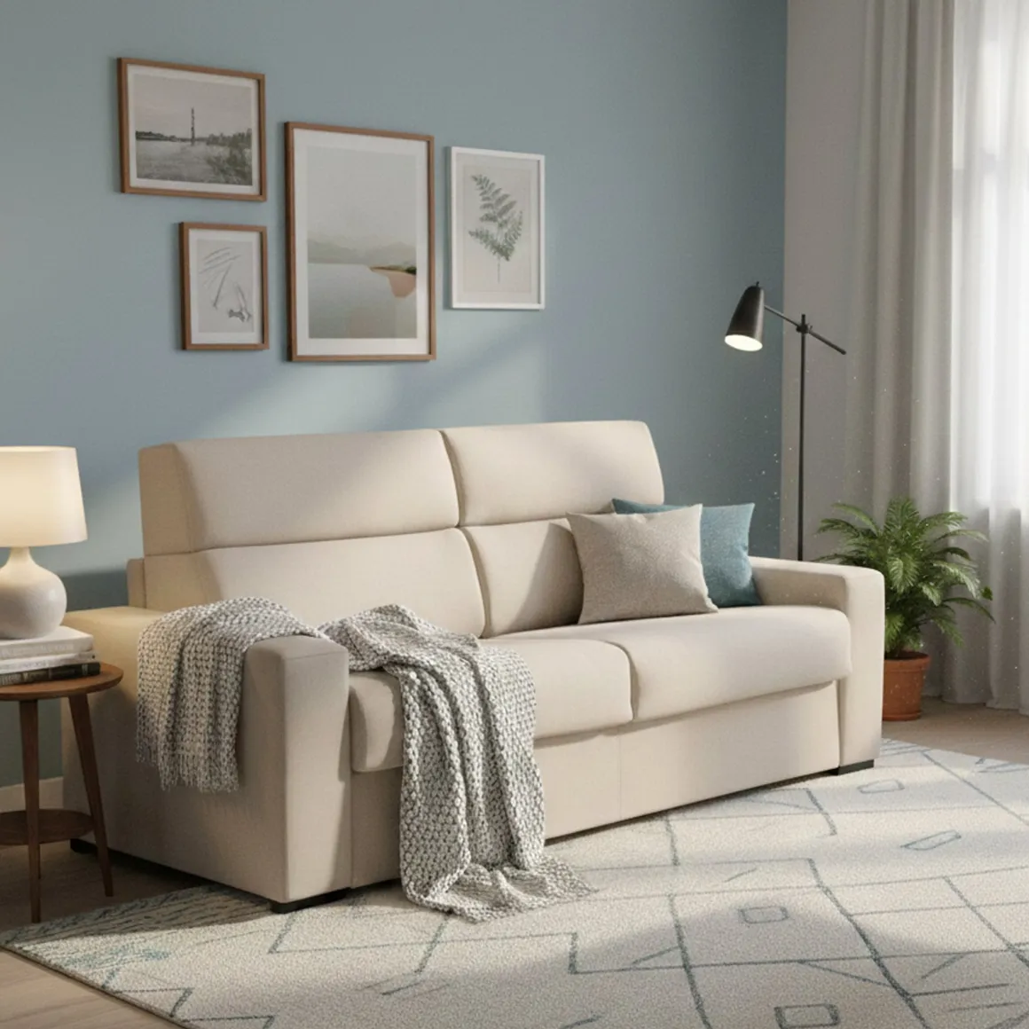 Divani Letto 3 Posti|Divano Contenitore Letto > Dmora Divano Letto 3 Posti Sfoderabile Contenitore 225x95 cm, Lavabile Made in Italy - Benedetto Grigio Tortora