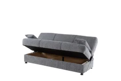 Divano letto 3 posti grigio 180x81cm - Arachide