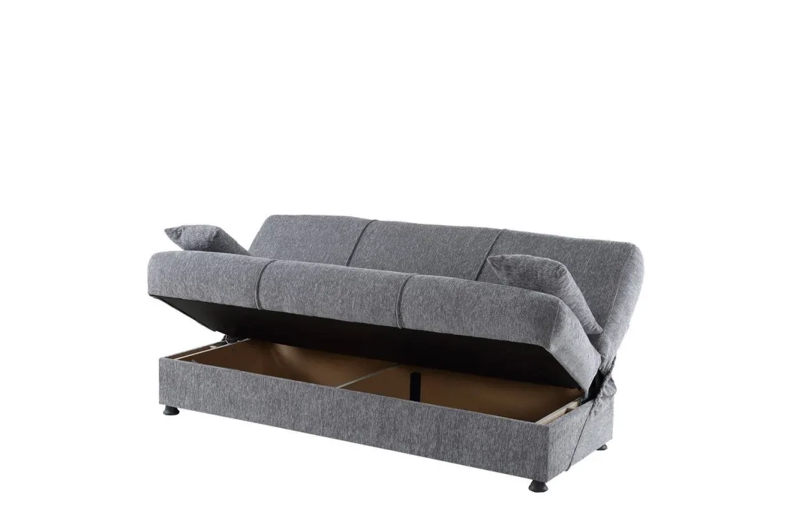 Divano letto 3 posti grigio 180x81cm - Arachide