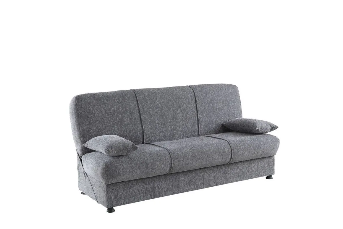 Divano letto 3 posti grigio 180x81cm - Arachide