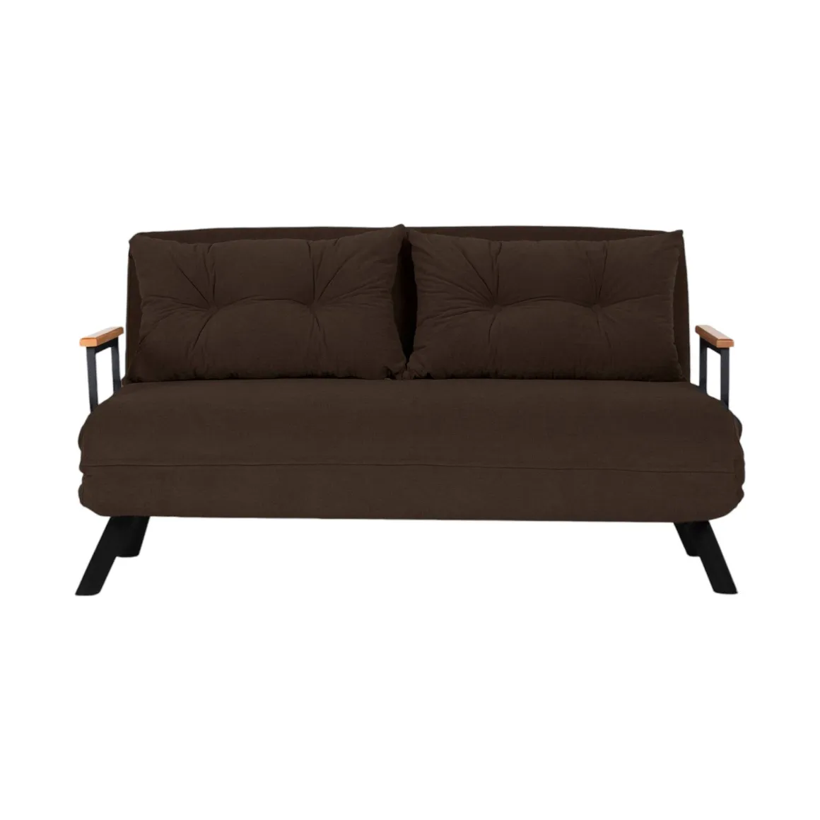 Divano letto 2 posti marrone 133x78cm - Calvin