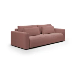 Divani Letto 2 Posti|Divano Contenitore Letto > Dmora Divano Letto 2 Posti Contenitore di Apertura a Libro 240x105 cm, Reclinabile - Erbezzo Rosa