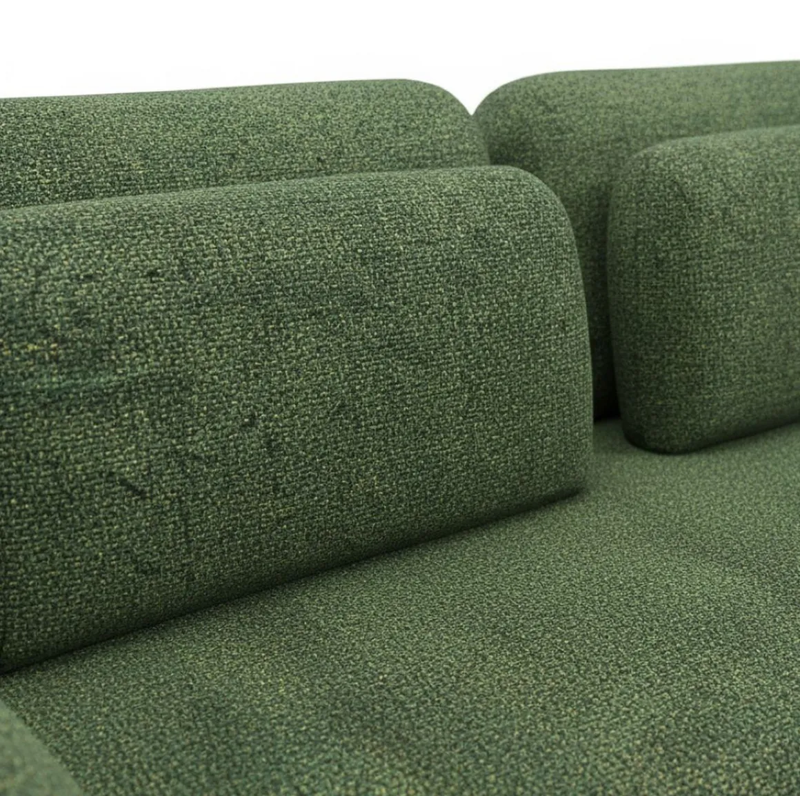 Divano Letto 3 Posti Verde Contenitore di Apertura a Libro 266x121 cm, Reclinabile - Sessame