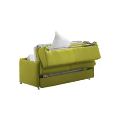 Divani Letto 2 Posti|Divano Contenitore Letto > Dmora Divano Letto 2 Posti Sfoderabile Contenitore 180x95 cm, di Apertura a Ribalta Made in Italy - Casabona Verde