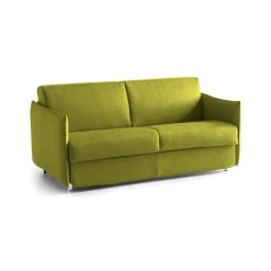 Divani Letto 2 Posti|Divano Contenitore Letto > Dmora Divano Letto 2 Posti Sfoderabile Contenitore 185x95 cm, di Apertura a Ribalta Made in Italy - Rigolato Verde