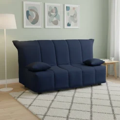 Divano letto reclinabile blu 125x90cm - Ariska