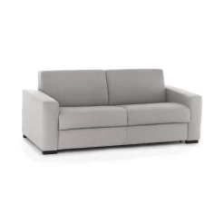 Divano letto reclinabile grigio 220x95cm - Estia