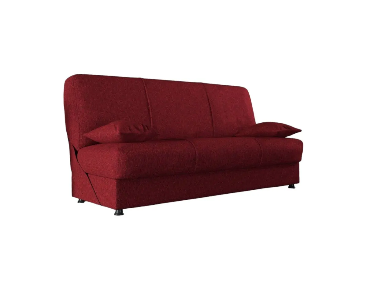 Divani Letto 3 Posti|Salotto > Dmora Divano letto reclinabile 180x81cm - Arachide Rosso