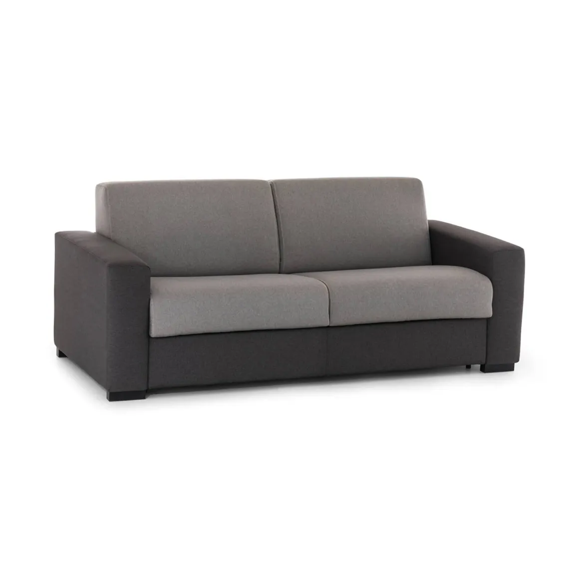 Divano 2 posti grigio e antracite 160x95x90h cm - Malachite