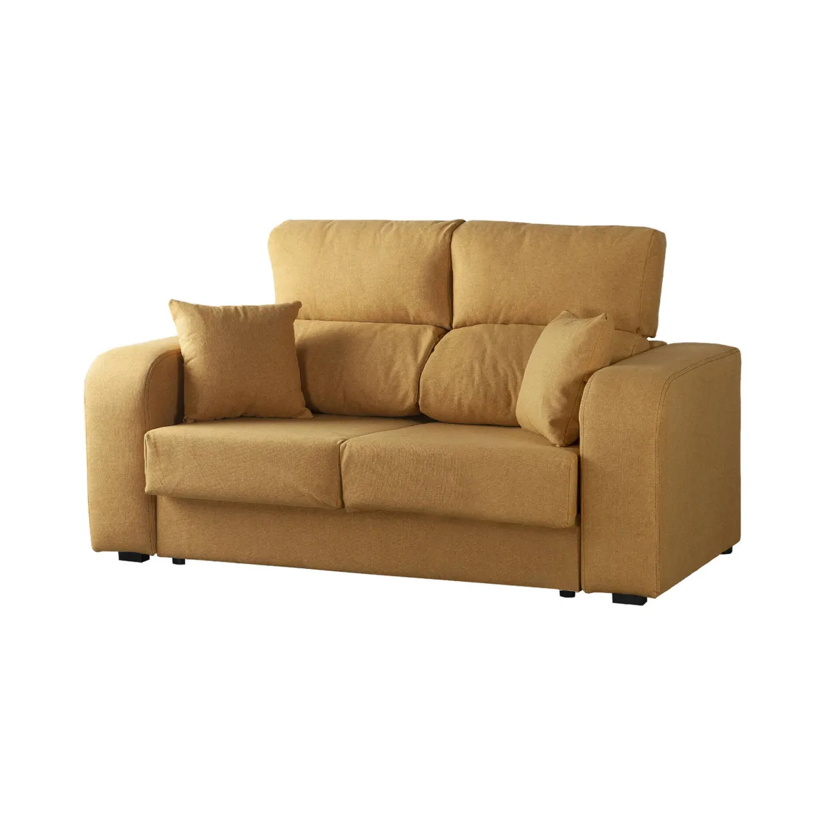 Divano 2 posti ocra 160x80x95h cm - Asazi