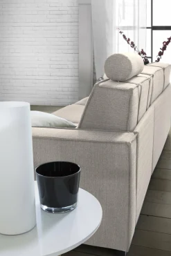 Divano 2 posti tortora 160x95x90h cm - Aglientu