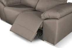 Salotto > Dmora Divano 2 posti tortora 160x100x100h cm - Astrice Grigio
