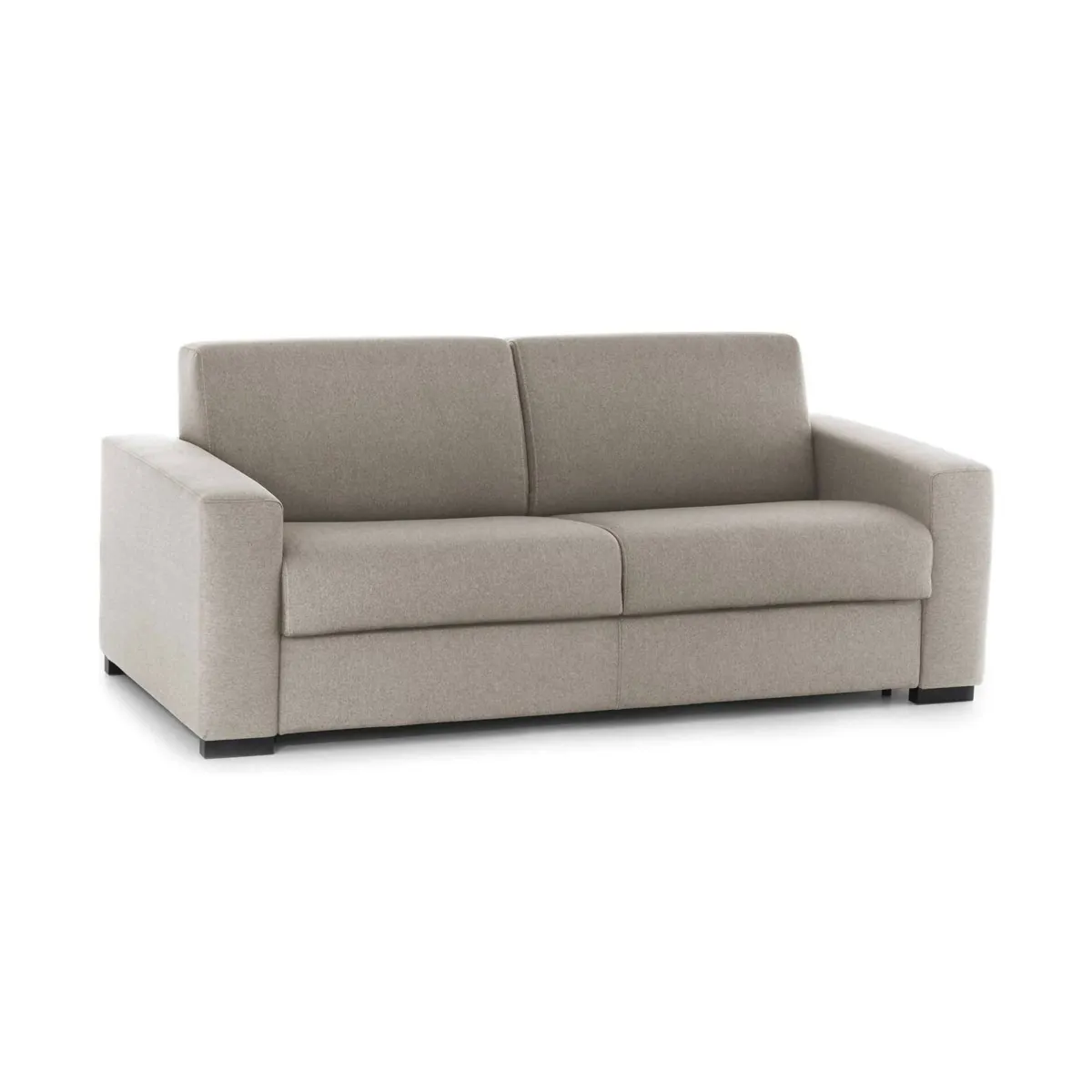 Salotto|Divani Fissi 3 Posti > Dmora Divano 3 posti tortora 220x95x90h cm - Ayta Grigio Tortora