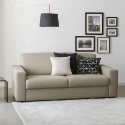 Divano 3 posti tortora 200x95x90h cm - Larimar
