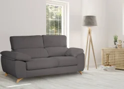 Divano reclinabile antracite 170x85x107h cm - Alien