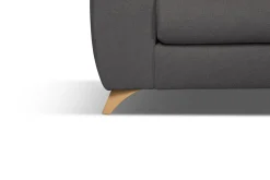 Divano reclinabile antracite 170x85x107h cm - Alien