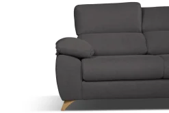 Divano reclinabile antracite 170x85x107h cm - Alien