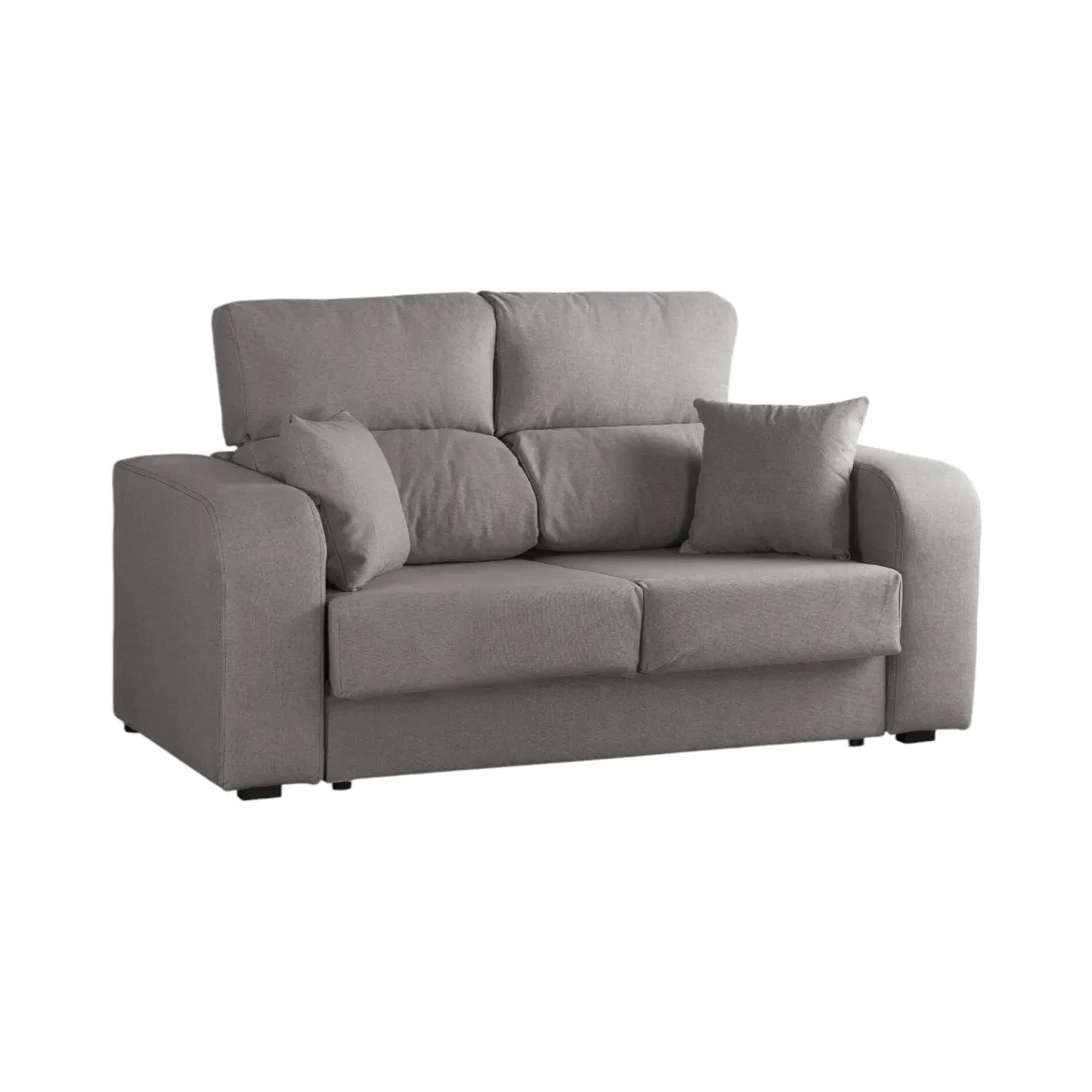 Divano reclinabile grigio 160x80x95h cm - Asazi