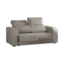 Divano reclinabile grigio 160x80x95h cm - Asazi