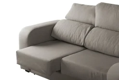 Divano reclinabile grigio 160x80x95h cm - Asazi