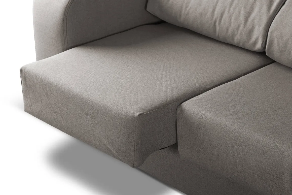 Divano reclinabile grigio 160x80x95h cm - Asazi
