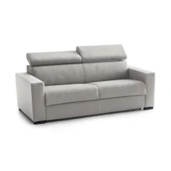 Divano regolabile grigio 180x95x85h cm - Kiev
