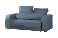 Divano sfoderabile azzurro 190x80x95h cm - Quarzo