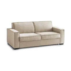 Divani Fissi 2 Posti|Salotto > Dmora Divano sfoderabile 200x95x90h cm - Eletta Beige