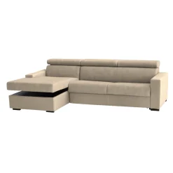 Divani Angolari|Divani Fissi Con Penisola > Dmora Divano sfoderabile 340x170x70h cm - Asvaldo Beige