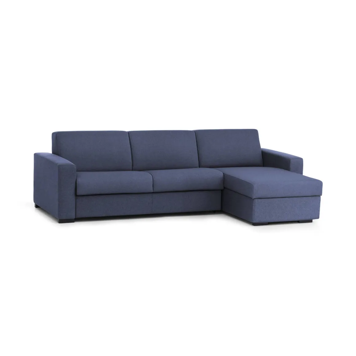 Divano sfoderabile blu 280x95x90h cm - Atos