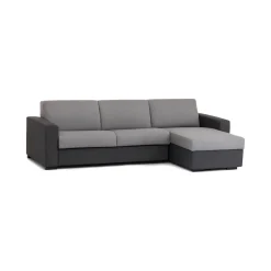 Divano sfoderabile grigio e antracite 280x95x90h cm - Atos
