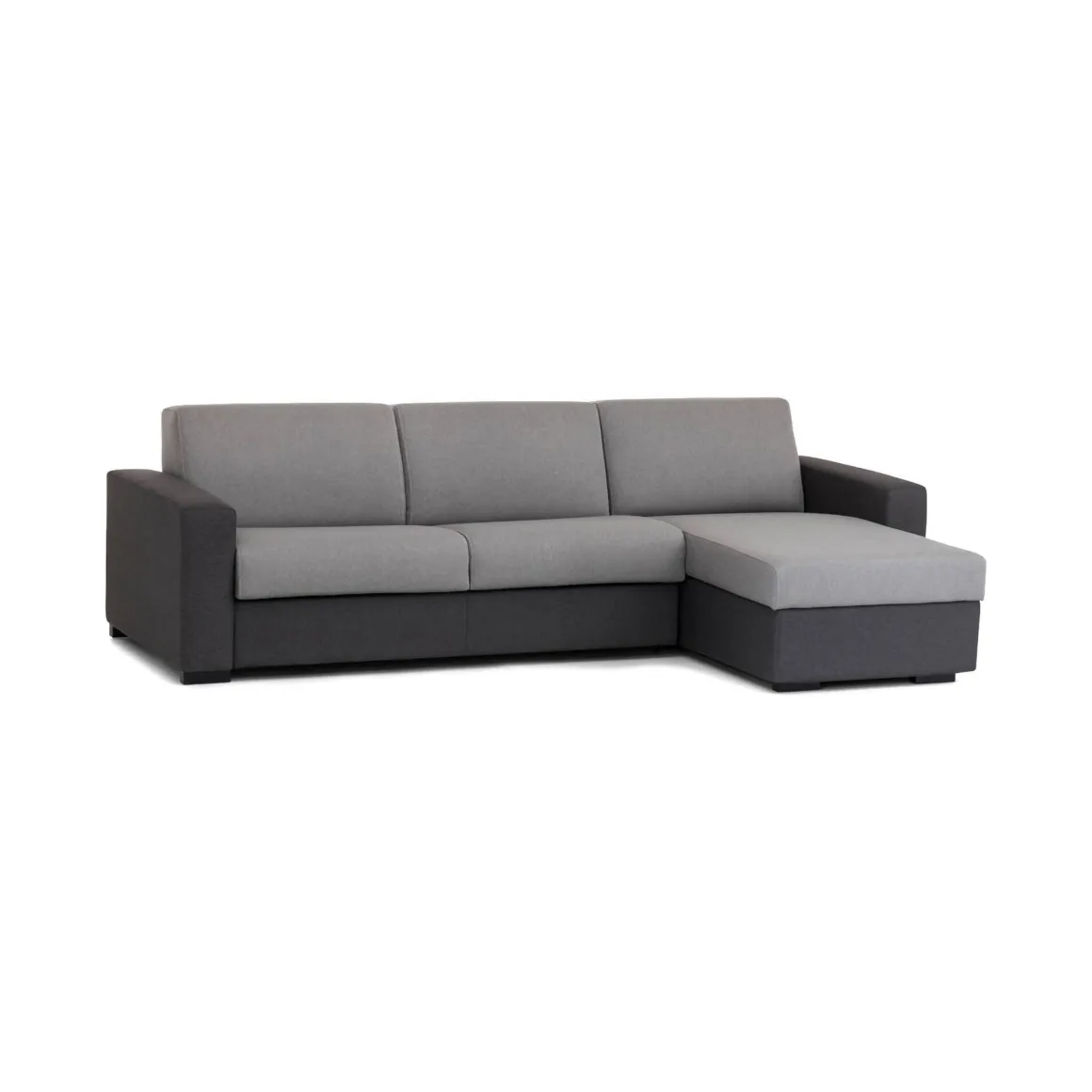 Divano sfoderabile grigio e antracite 280x95x90h cm - Atos