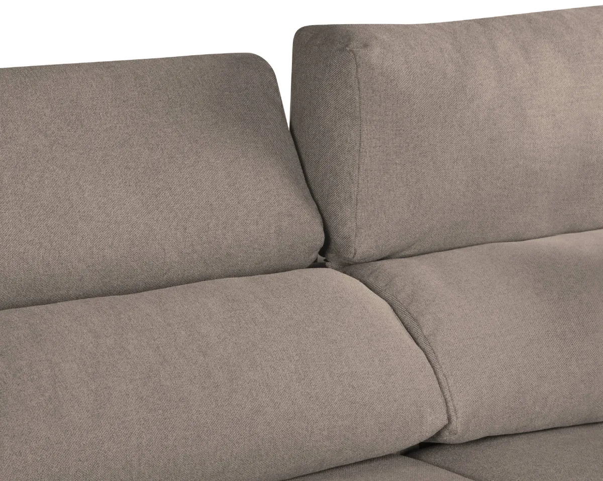 Salotto > Dmora Divano sfoderabile tortora 200x85x107h cm - Anem Grigio