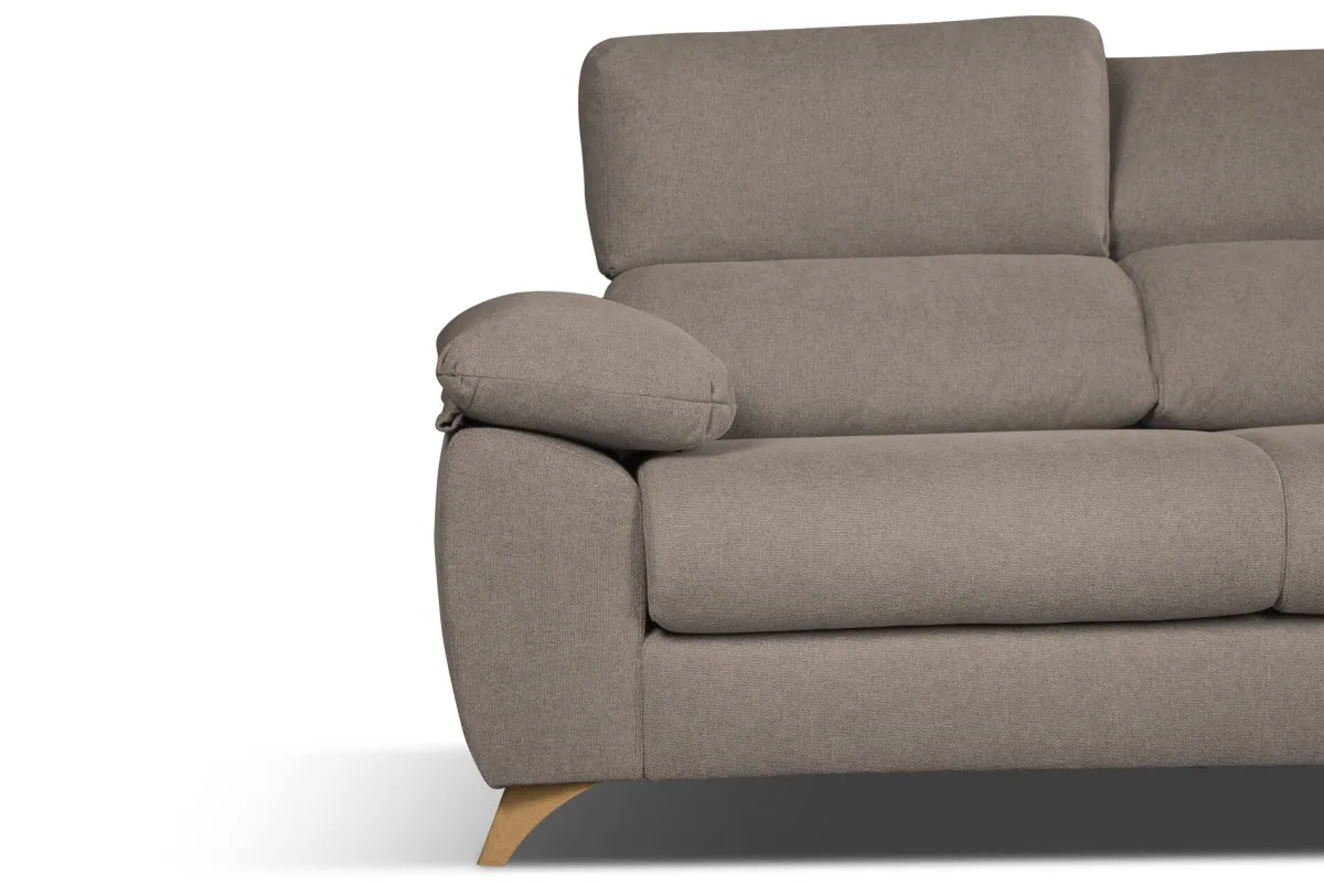 Salotto > Dmora Divano sfoderabile tortora 200x85x107h cm - Anem Grigio