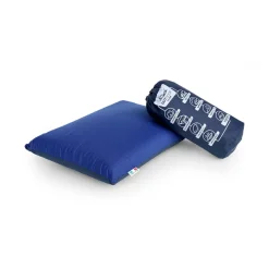 Guanciali > Dmora Guanciale Nepitella, Made in Italy, 50x35 h13 cm, Blu Blu, Blu