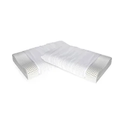 Guanciali > Dmora Guanciale Stevia, Made in Italy, 70x41 h12 cm, Bianco Bianco, Bianco
