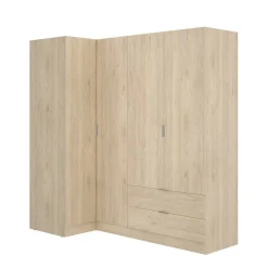 Guardaroba angolare moderno rovere 173x184h cm - Efesto