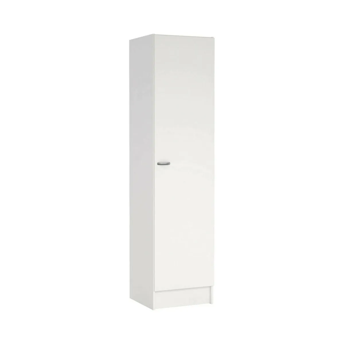 Guardaroba 1 Anta > Dmora Guardaroba 1 Anta Appendiabiti 4 Ripiani, Apertura Battente - Airone Bianco